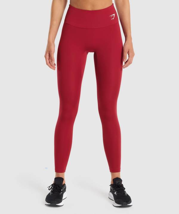 Damske Legíny Gymshark Training Bordove | KX6317508